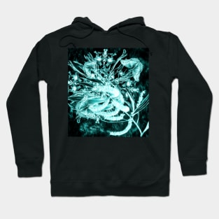 abstract butterflies and wattle bouquet Hoodie